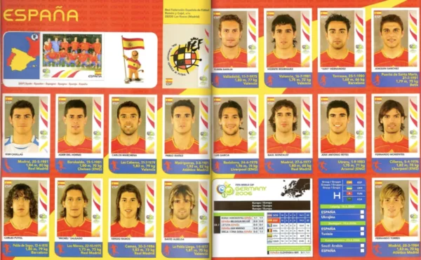 Panini World Cup 2006 Spain