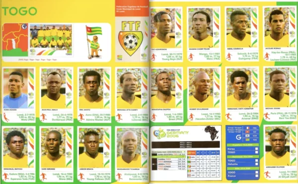 Panini World Cup 2006 Togo