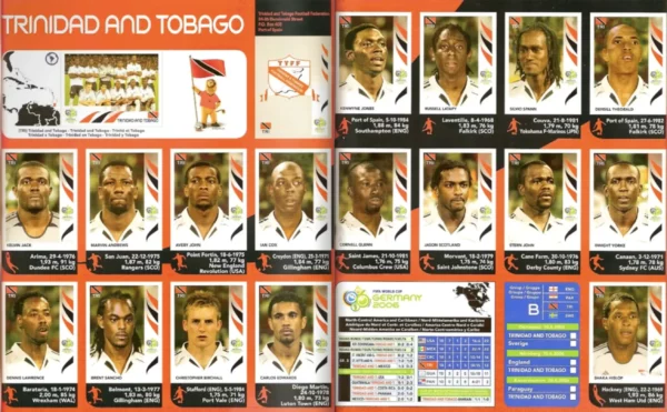 Panini World Cup 2006 Trinidad and Tobago