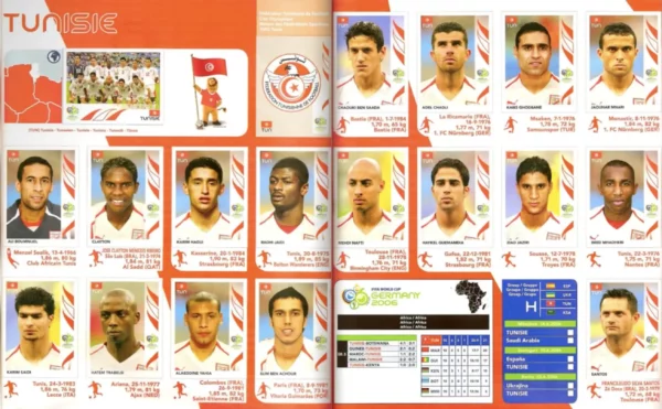 Panini World Cup 2006 Tunisia