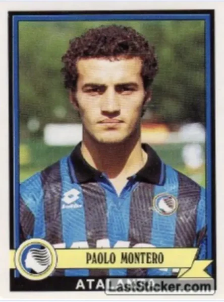 Paolo Montero Rookie Sticker