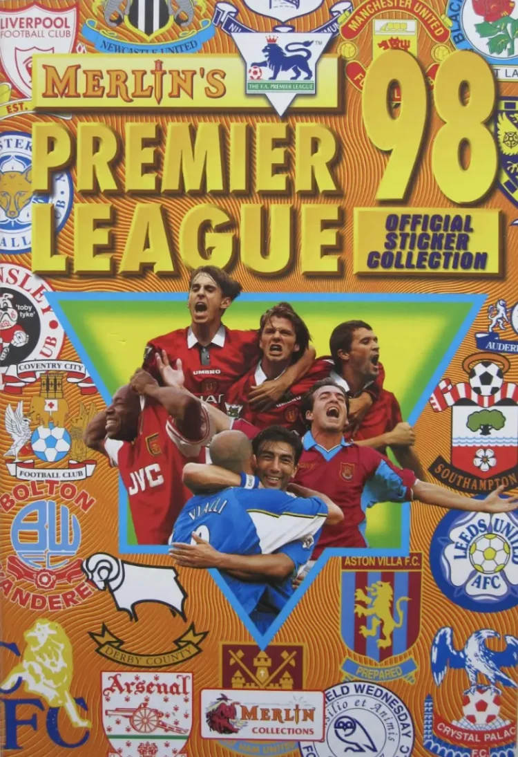 The Top 10 Stickers EPL 1997-1998