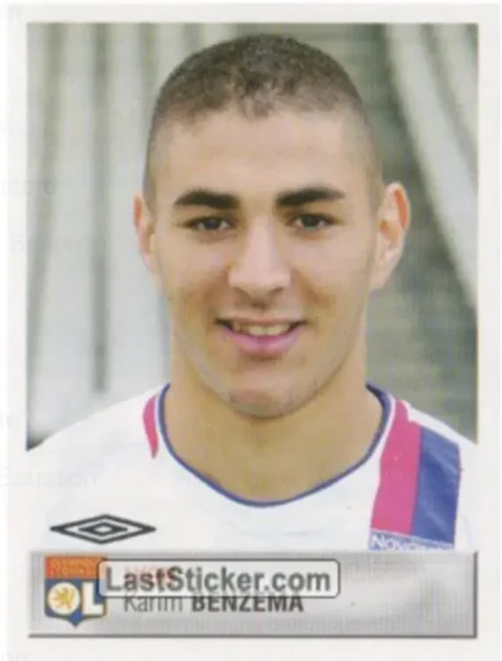 Karim Benzema Rookie Sticker