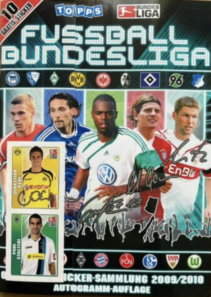 The Top 10 Stickers Topps German Bundesliga 2009-2012