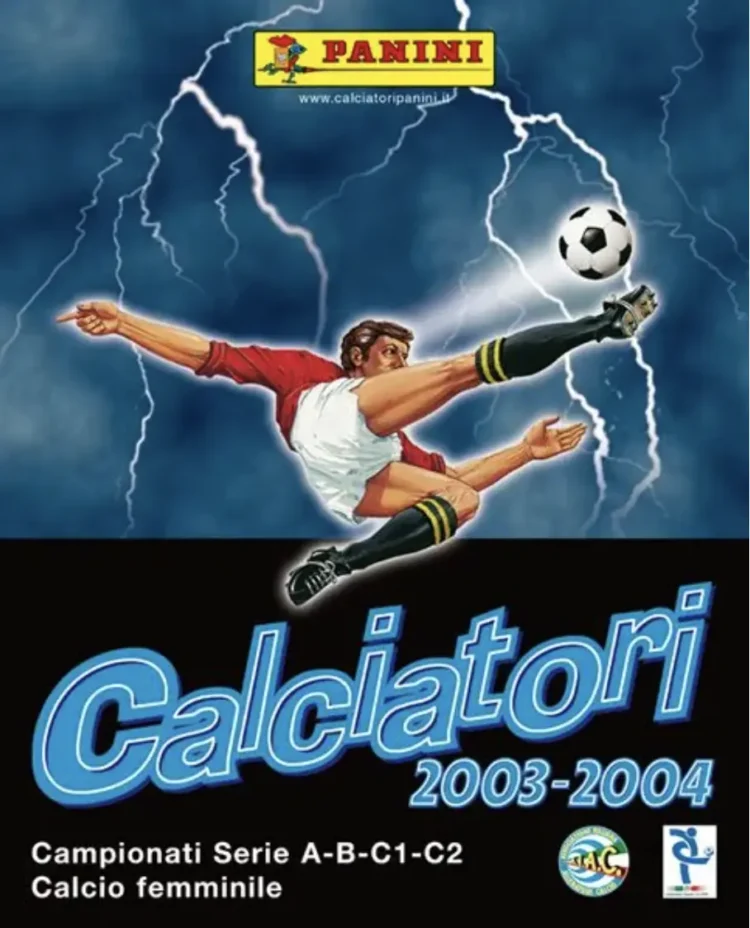The top 10 stickers calciatori 2003-2004