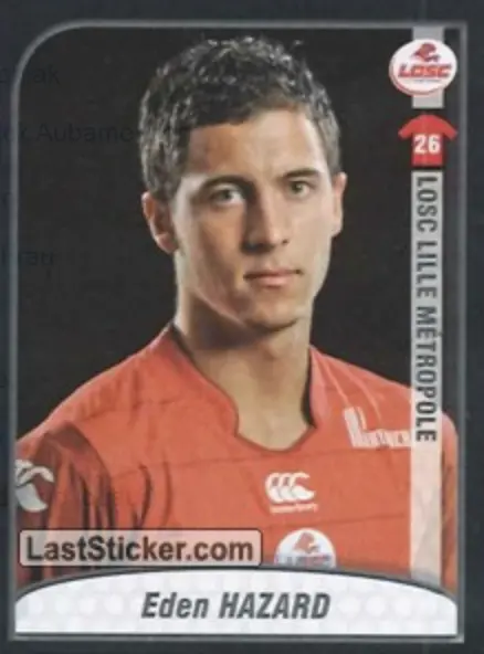 Eden Hazard Rookie Sticker