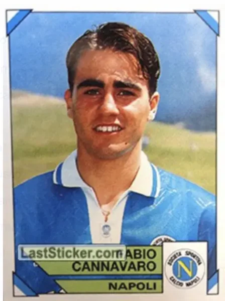 Fabio Cannavaro Rookie Sticker