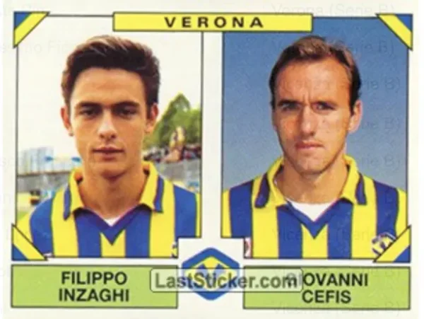 Filippo Inzaghi Rookie Sticker