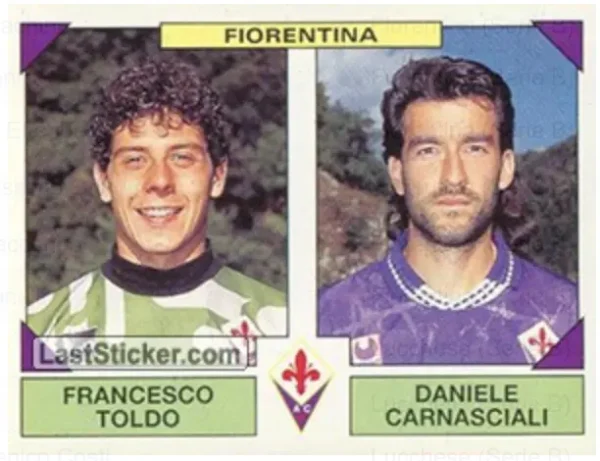 Francesco Toldo Rookie Sticker