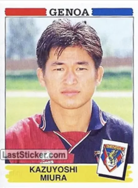 Kazuyoshi Miura Rookie Sticker