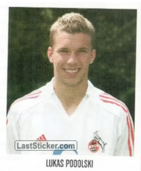 Lukas Podolski Rookie Sticker