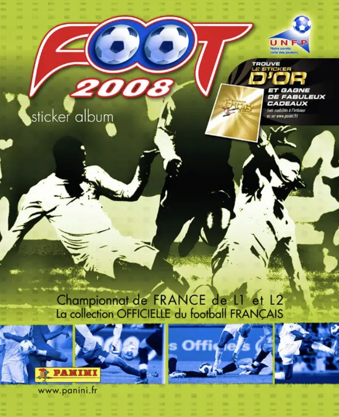 The Top 10 Stickers Panini Foot 2007-2008