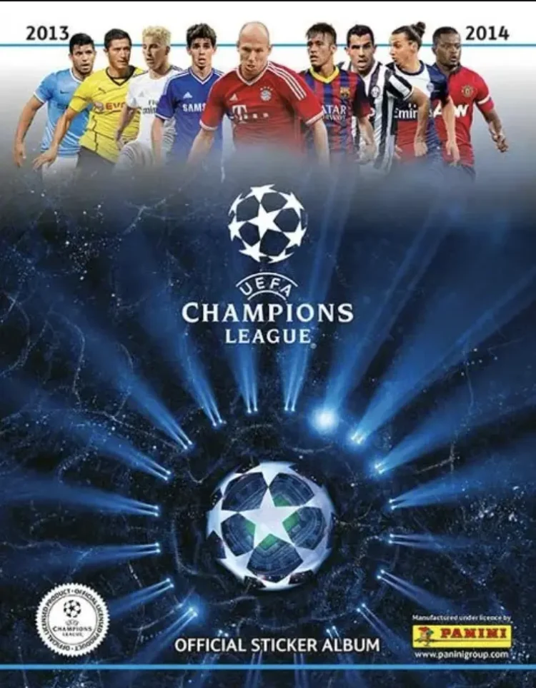 The best rookie sticker Panini UEFA Champions League 2013-2014