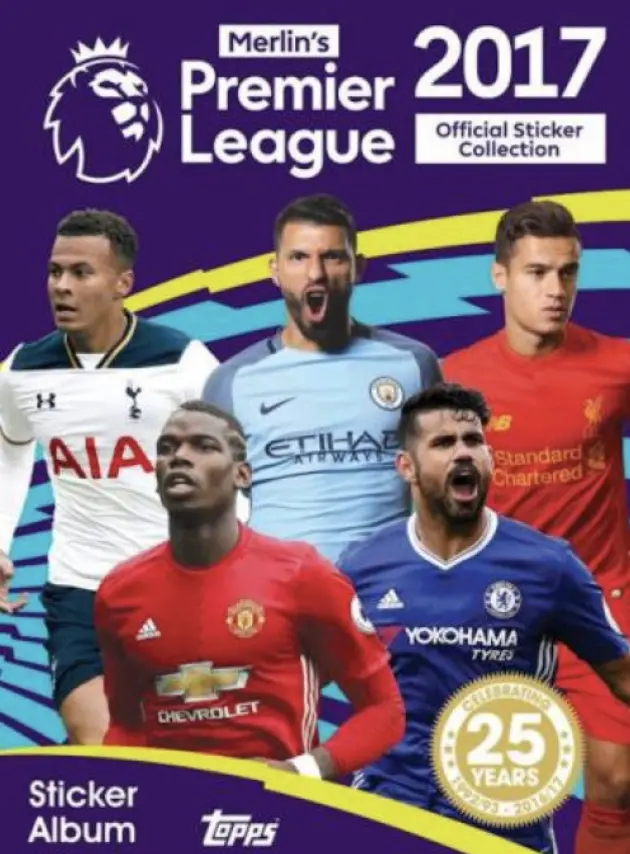 The best rookie stickers Topps English Premier League 2016-2017