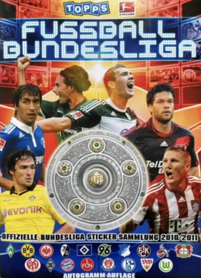 The best rookie stickers topps german bundesliga 2010-2011
