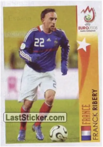 Frank Ribery International Rookie Sticker Insert