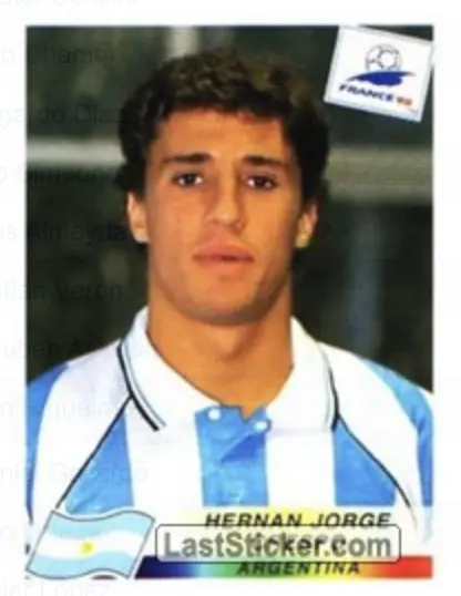Hernan Crespo Rookie Sticker