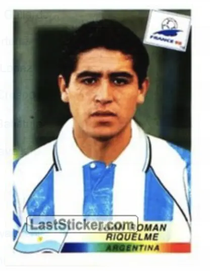 Juan Roman Riquelme Rookie Sticker