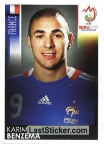 Karim Benzema International Rookie Sticker