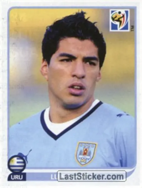 Luis Suarez International Rookie Sticker