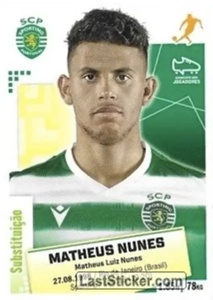 Mathues Nunes Rookie Sticker