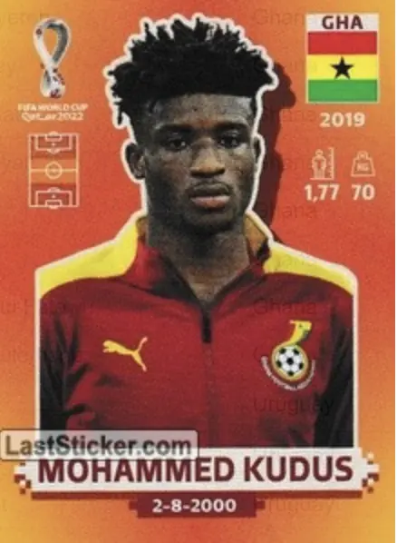Mohamed Kudus International Rookie Sticker