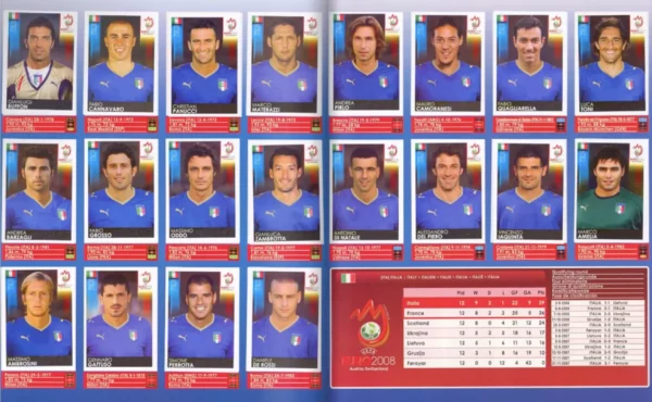 Panini Euro 2008 Italy