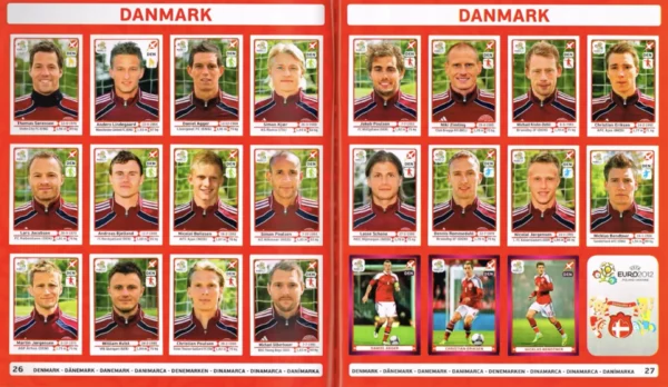 Panini Euro 2012 Denmark