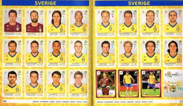 Panini Euro 2012 Sweden