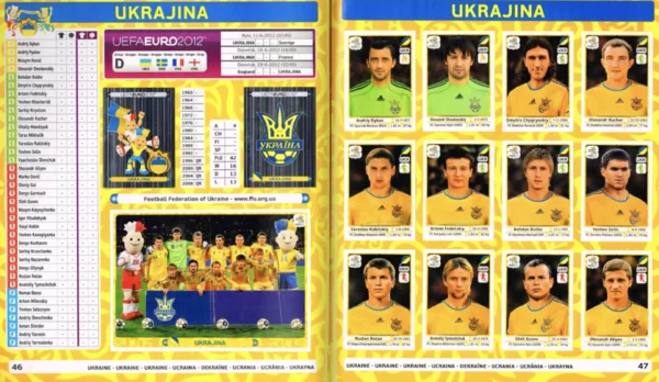 Panini Euro 2012 Ukraine