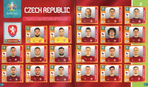 Panini Euro 2020 Czech Republic