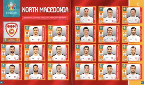Panini Euro 2020 North Macedonia