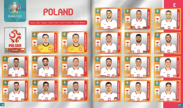 Panini Euro 2020 Poland