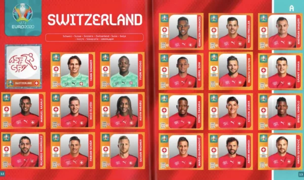 Panini Euro 2020 Switzerland
