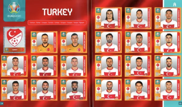 Panini Euro 2020 Turkey