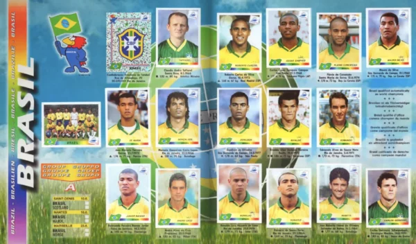 Panini World Cup 1998 Brazil