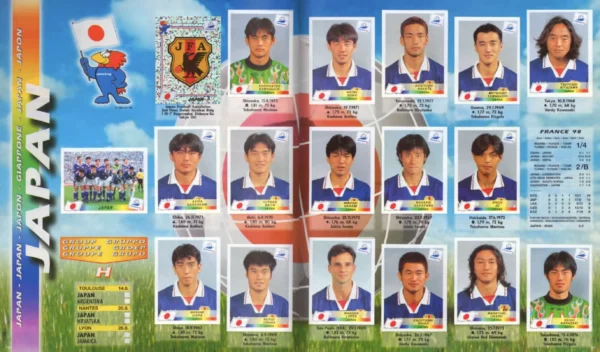 Panini World Cup 1998 Japan