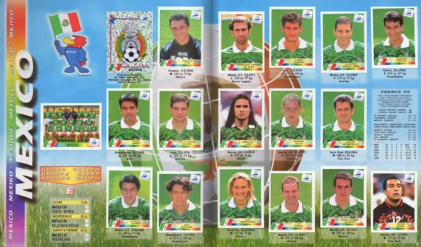 Panini World Cup 1998 Mexico