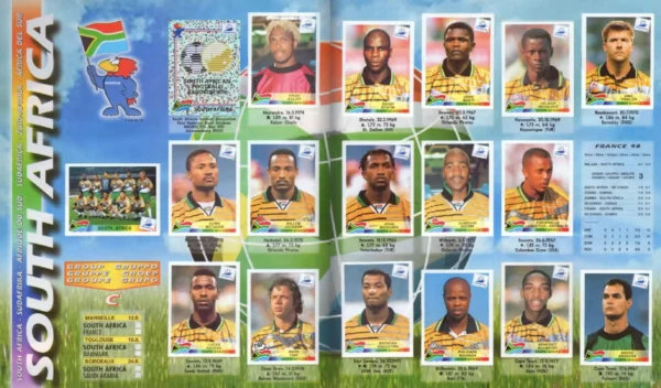 Panini World Cup 1998 South Africa