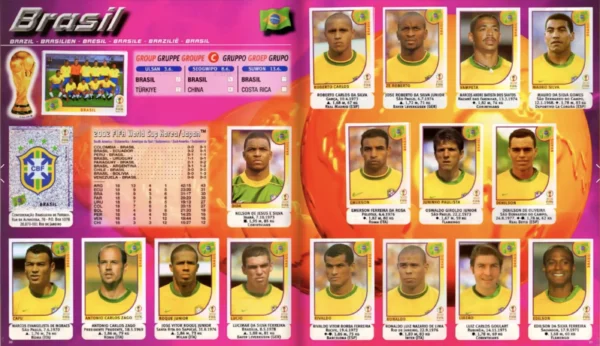 Panini World Cup 2002 Brazil