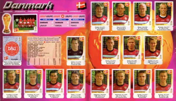Panini World Cup 2002 Denmark