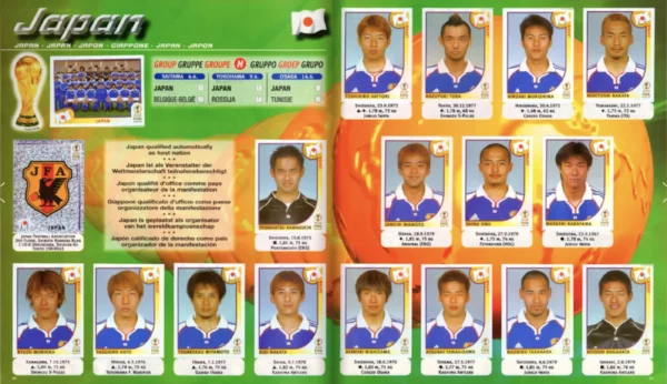 Panini World Cup 2002 Japan