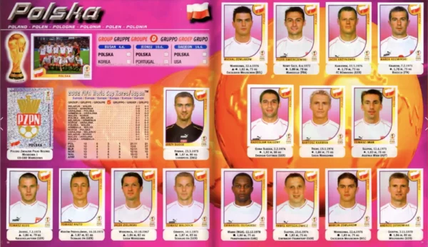 Panini World Cup 2002 Poland