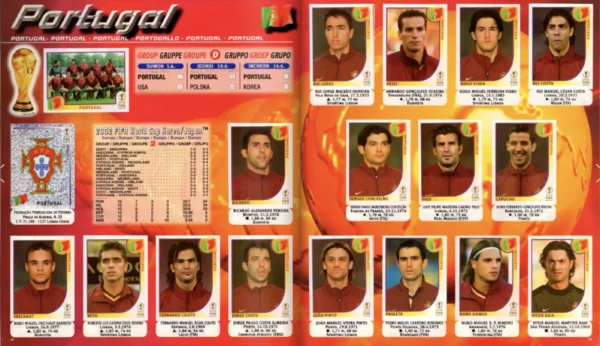 Panini World Cup 2002 Portugal