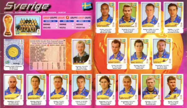 Panini World Cup 2002 Sweden