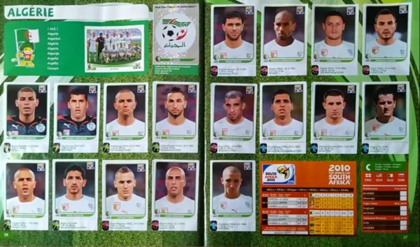 Panini World Cup 2010 Algeria