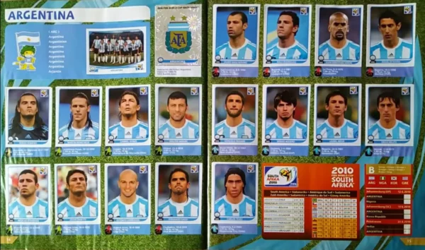 Panini World Cup 2010 Argentina