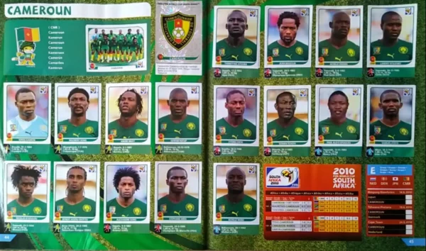 Panini World Cup 2010 Cameroon