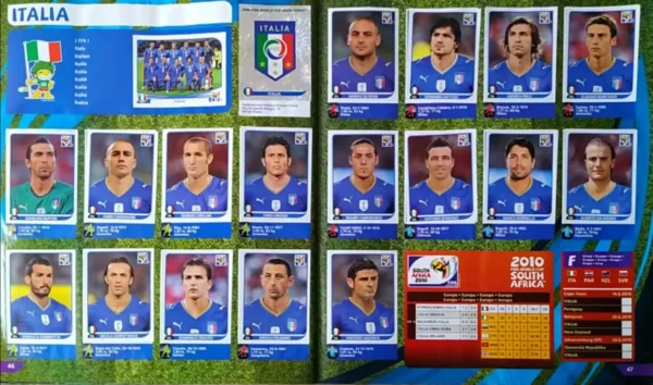 Panini World Cup 2010 Italy