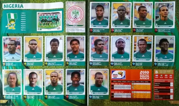 Panini World Cup 2010 Nigeria